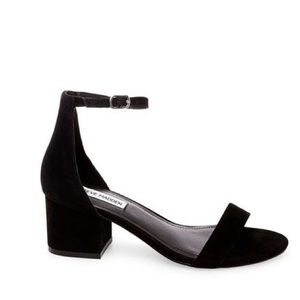 Steve Madden Black Ireneew Suede Heels